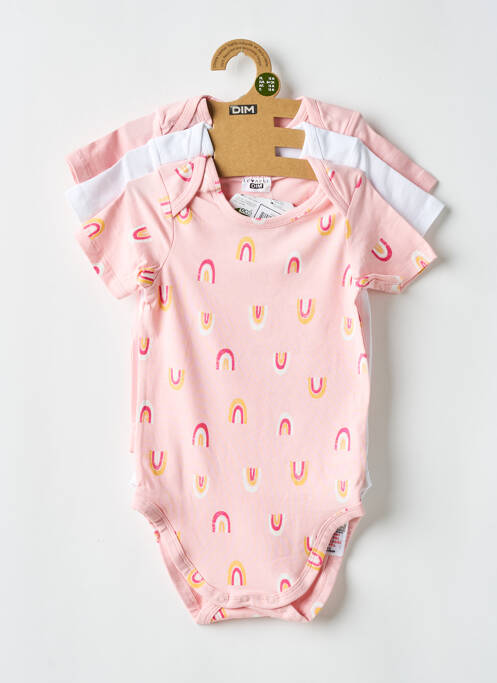 Body de lenjerie roz DIM copil