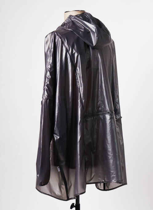 Impermeabil negru RAINS bărbat