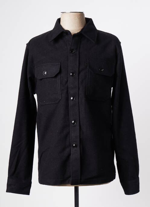 Cămașă cu mâneci lungi negru SCHOTT bărbat