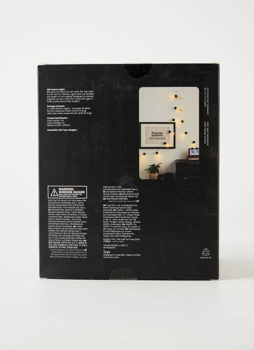 Diverse casă multicolor TYPO unisex