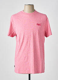 Tricou roz SUPERDRY homme