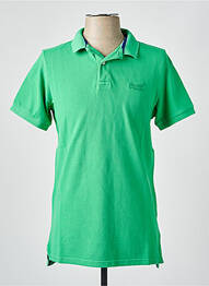 Polo verde SUPERDRY homme