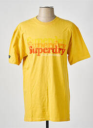 Tricou galben SUPERDRY homme