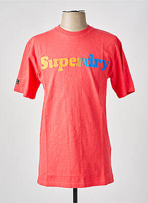 Tricou roz SUPERDRY bărbat