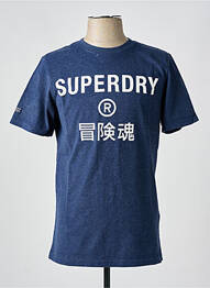 Tricou albastru SUPERDRY homme