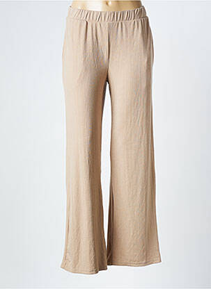 Pantalon evazat bej MINIMUM femeie