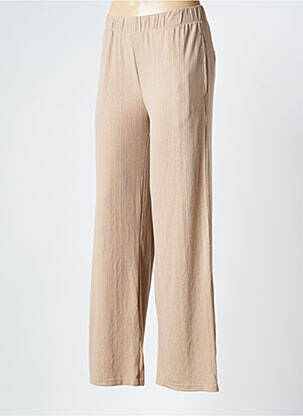 Pantalon evazat bej MINIMUM femeie