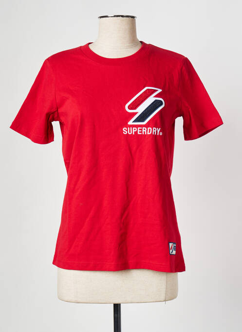 Tricou roșu SUPERDRY femeie