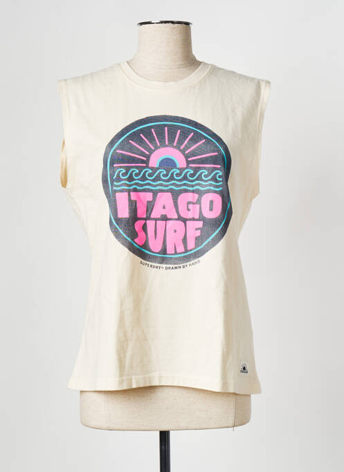 Maiou bej SUPERDRY femeie