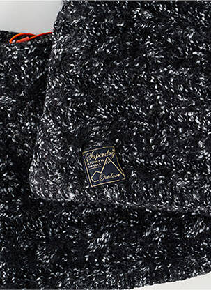 Eșarfă negru SUPERDRY femeie