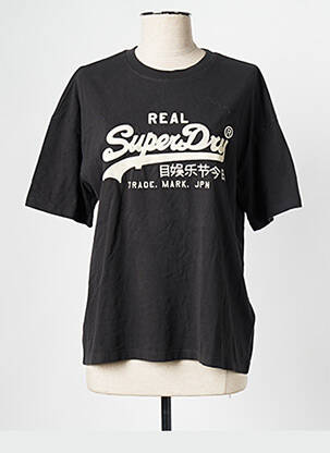Tricou negru SUPERDRY femeie