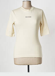 Tricou bej DAILY PAPER femme