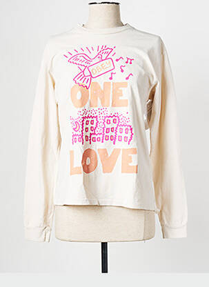 Top bej OBEY femeie