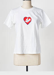 Tricou alb OBEY femme