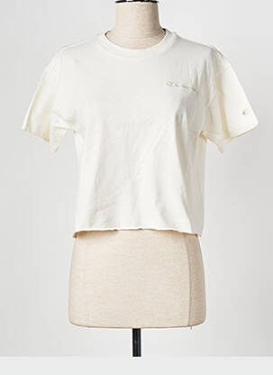 Tricou bej CHAMPION femeie