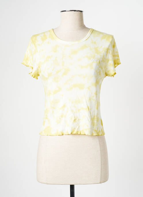 Tricou galben OBEY femeie