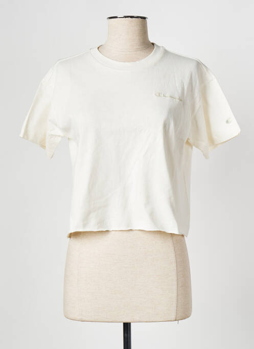 Tricou bej CHAMPION femeie