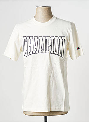 Tricou guler rotund alb CHAMPION bărbat