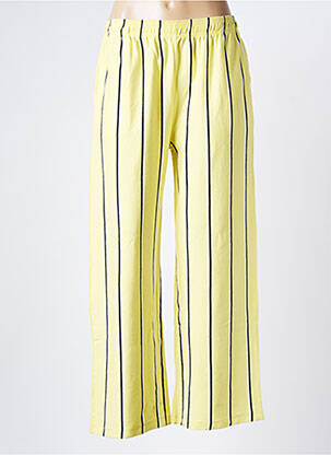 Pantalon drept galben OBEY femeie