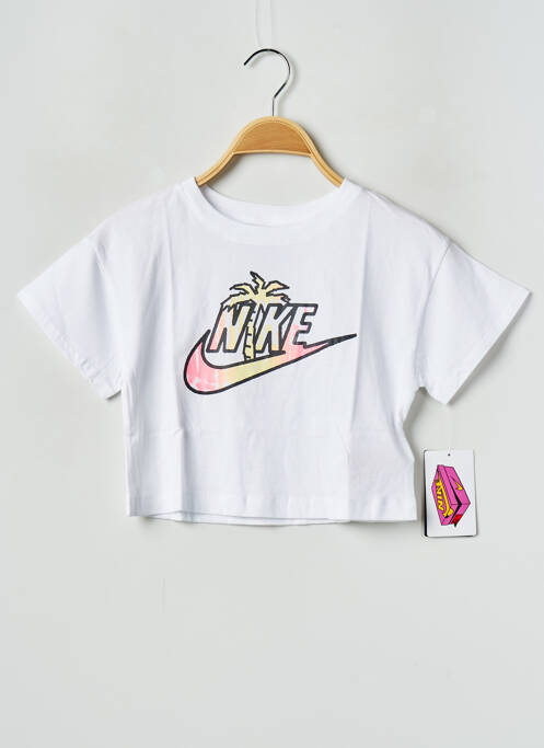 Tricou alb NIKE fată