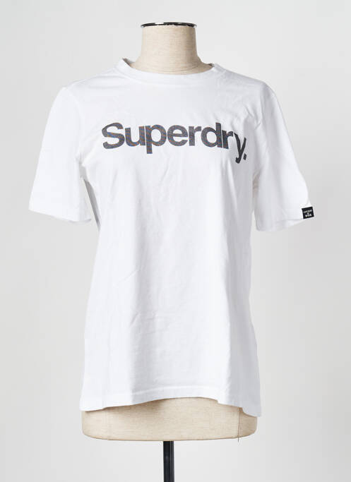 Tricou alb SUPERDRY femme