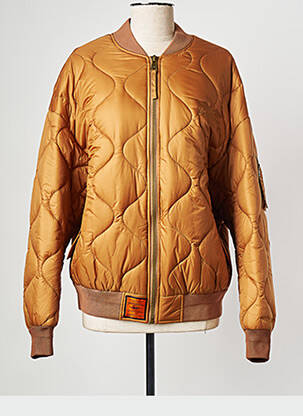 Geacă matlasată maro BOMBERS femeie