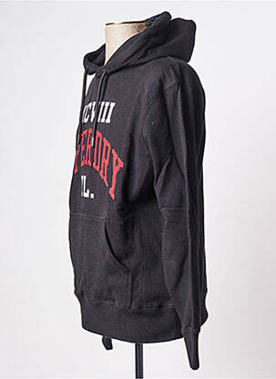 Hanorac negru SUPERDRY bărbat