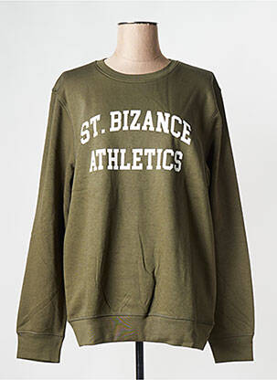 Hanorac guler rotund verde BIZANCE femeie