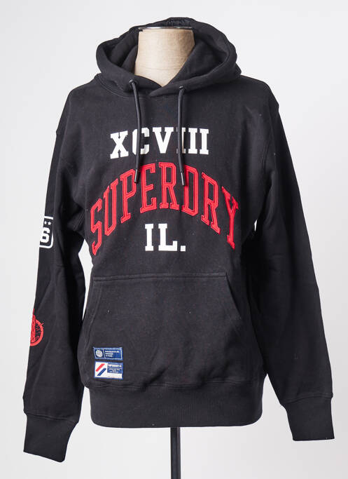 Hanorac negru SUPERDRY bărbat
