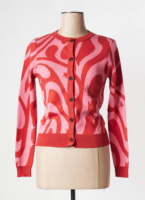 Vestă cu mâneci lungi roz THINKING MU femeie