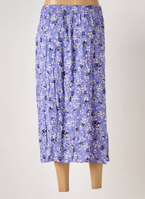 Fustă midi violet PIECES femeie