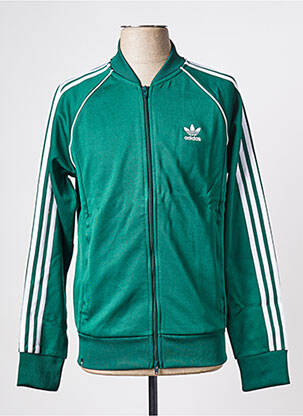 Vestă cu mâneci lungi verde ADIDAS bărbat