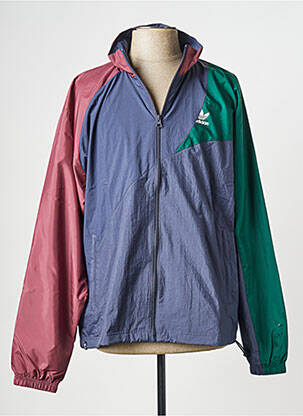 Jachetă vânt albastru ADIDAS bărbat