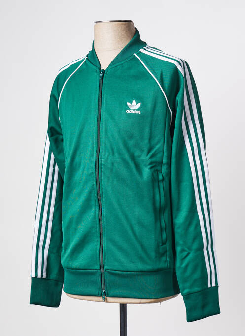 Vestă cu mâneci lungi verde ADIDAS bărbat