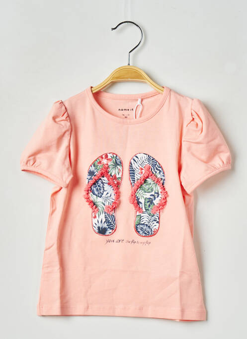 Tricou portocaliu NAME IT fată