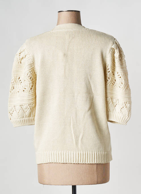 Vestă cu mâneci lungi bej B.YOUNG femeie