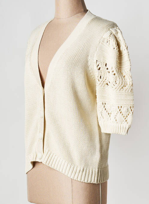 Vestă cu mâneci lungi bej B.YOUNG femeie