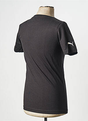 Tricou guler rotund negru PUMA bărbat