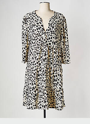 Rochie scurtă bej BREAL femeie