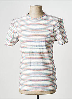 Tricou guler rotund maro BONOBO bărbat