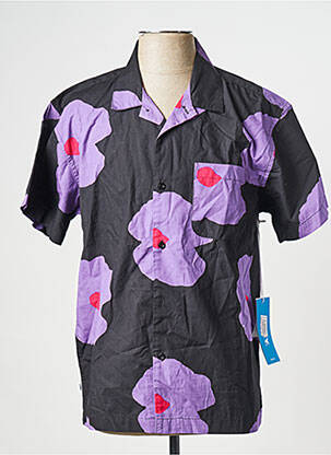 Cămașă cu mâneci scurte negru OBEY bărbat