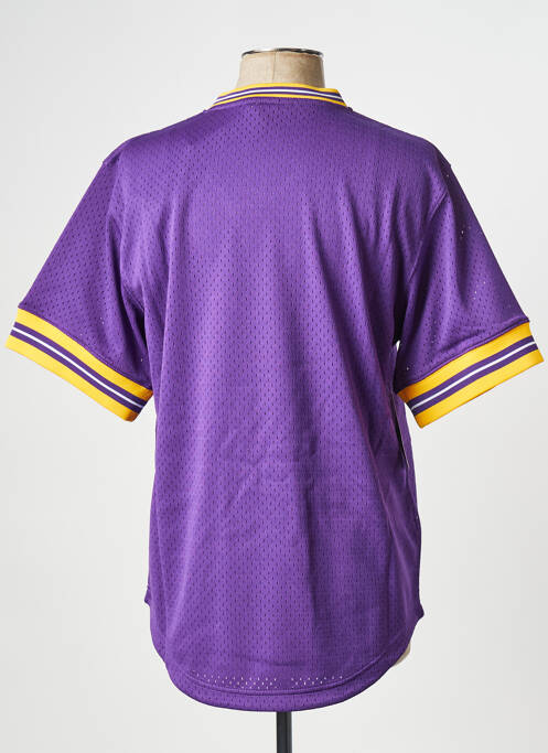 Tricou violet MITCHELL AND NESS bărbat