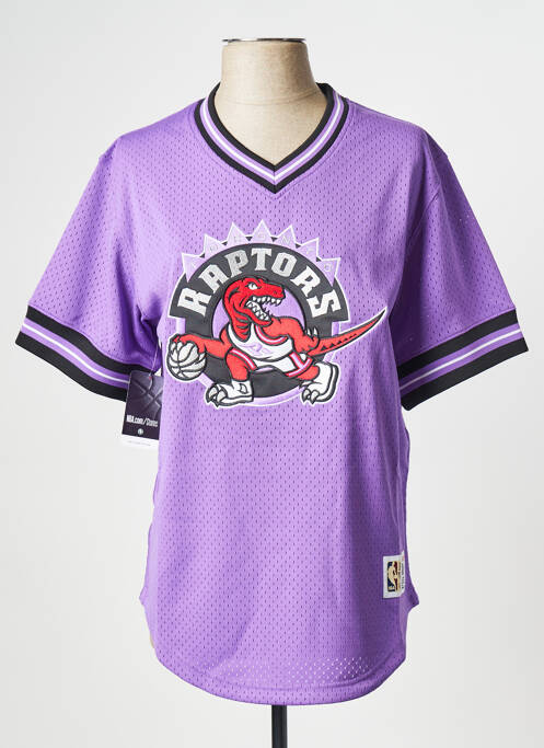 Tricou violet MITCHELL AND NESS bărbat