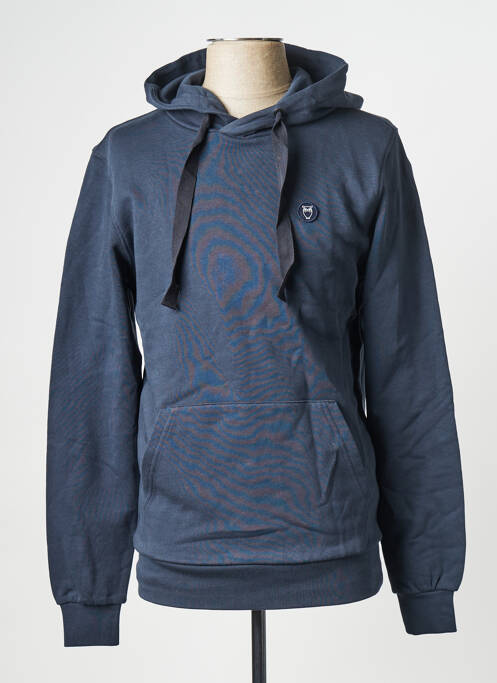 Hanorac albastru KNOWLEDGE COTTON APPAREL bărbat