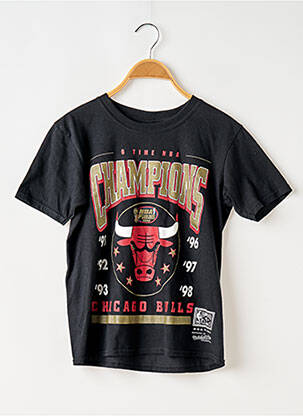 Tricou negru MITCHELL & NESS bărbat