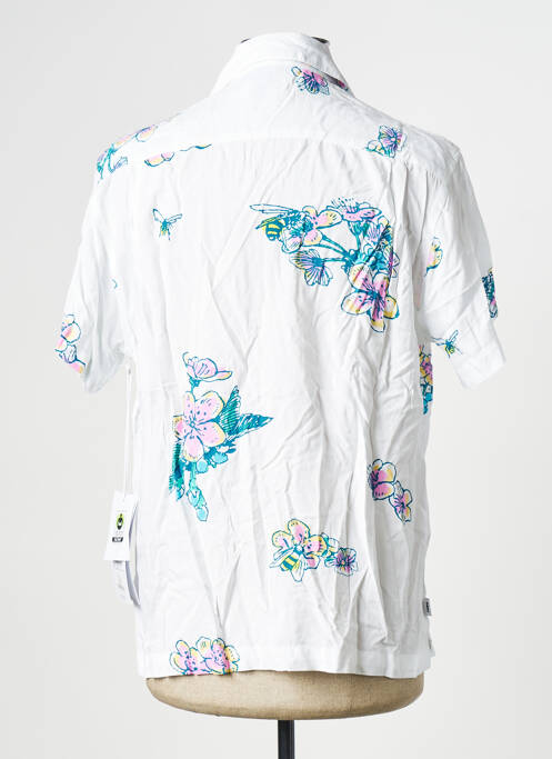 Cămașă cu mâneci scurte alb OBEY bărbat