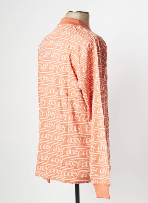 Polo portocaliu OBEY bărbat