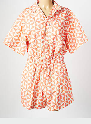 Salopetă scurtă portocaliu LEVIS femeie