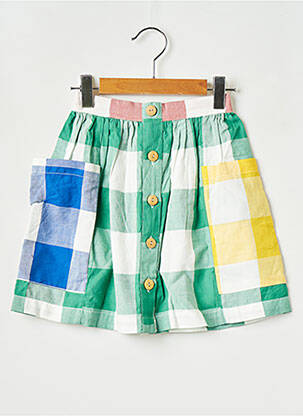 Fustă midi verde ARSENE ET LES PIPELETTES fată