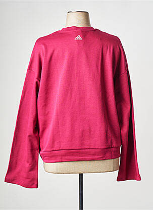 Hanorac guler rotund roșu ADIDAS femeie